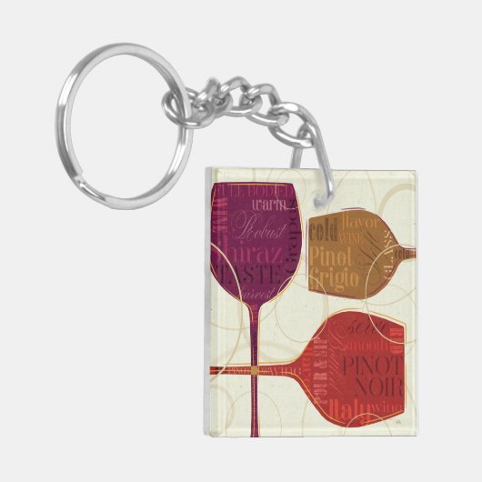 Porte-clés Vin coloré (Devant gauche)