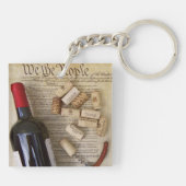 Porte-clés Vin & Constitution Porte - clé double face! (Dos)