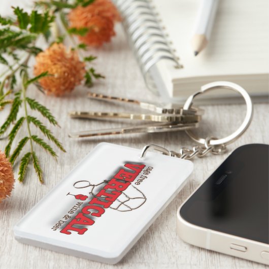 Porte-clés Vin et bière de la verticale | (Devant droit)