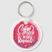 Porte-clés Vin Hustle café Répétition (Recto)