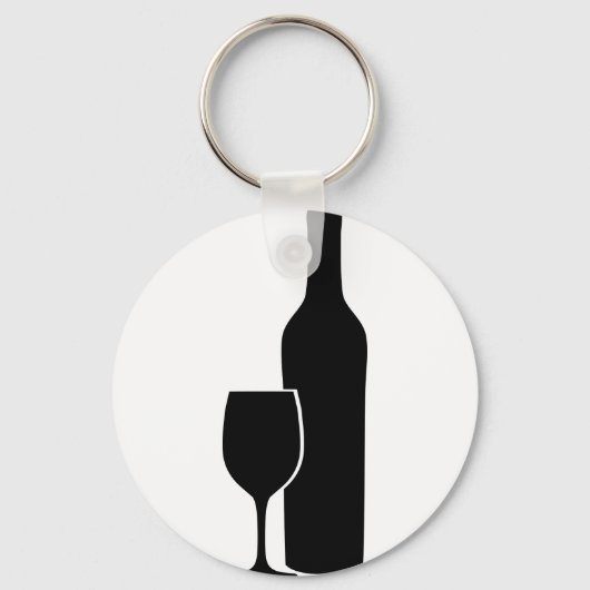 Porte-clés Vin - icône de la vigne (Recto)