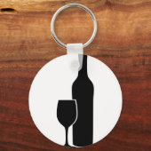 Porte-clés Vin - icône de la vigne (Recto)