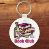 Porte-clés Vin : My Book Club (Recto)