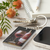 Porte-clés Vin rouge (Devant droit)