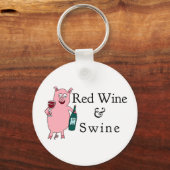 Porte-clés Vin rouge et porc (Recto)
