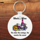 Porte-clés Vin Ukulele (Recto)