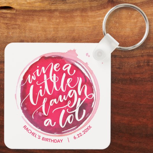 Porte-clés Vin Un Peu Porte - clé (Verso)