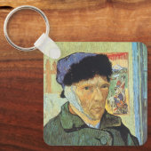 Porte-clés Vincent van Gogh - Autoportrait avec l'oreille ban (Recto)