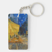 Porte-clés Vincent van Gogh - Café Terrasse en soirée (Dos)