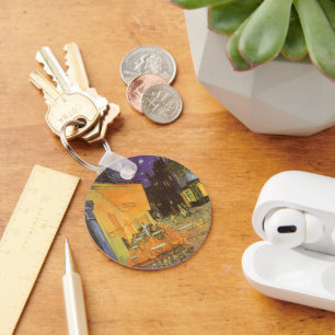 Porte-clés Vincent van Gogh - Café Terrasse en soirée