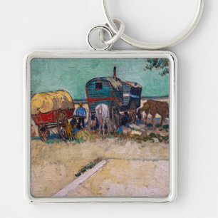 Porte-clés Vincent Van Gogh - Caravanes, Camp de Tziganes prè