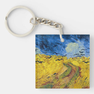 Porte-clés Vincent van Gogh - Champ de blé aux corbeaux