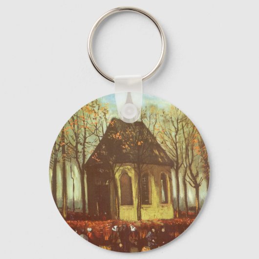 Porte-clés Vincent van Gogh - Chapelle à Nuenen, Églises (Recto)