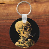 Porte-clés Vincent Van Gogh - Crâne avec cigarette brûlante (Recto)