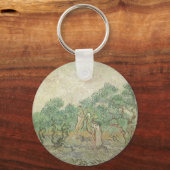 Porte-clés Vincent van Gogh - Cueillette des olives (Recto)