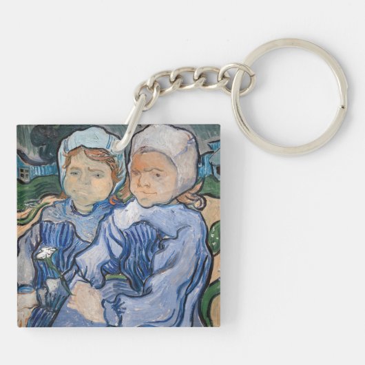 Porte-clés Vincent van Gogh - Deux petites filles (Dos)