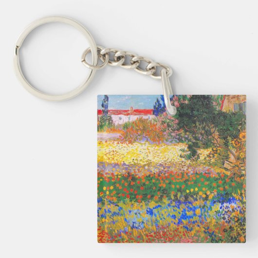 Porte-clés Vincent Van Gogh Flower Garden (Devant)