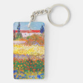 Porte-clés Vincent Van Gogh Flower Garden (Dos)