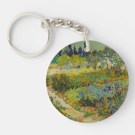 Porte-clés Vincent Van Gogh Garden (Devant)