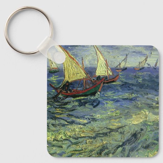 Porte-clés Vincent van Gogh - La mer à Saintes Maries (Recto)