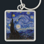 Porte-clés Vincent Van Gogh - La nuit étoilée<br><div class="desc">The Starry Night / La nuit etoilee - Vincent Van Gogh en 1889</div>