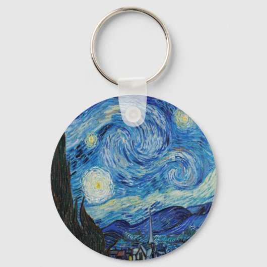 Porte-clés Vincent van Gogh La nuit étoilée (Recto)