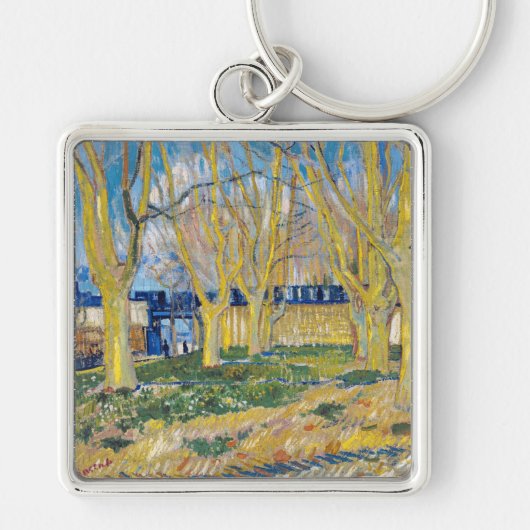 Porte-clés Vincent van Gogh - Le Train Bleu (Devant)