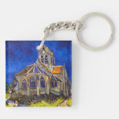 Porte-clés Vincent van Gogh - L'église d'Auvers (Dos)