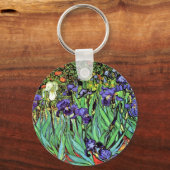 Porte-clés Vincent Van Gogh - Les Iris - Flower Lover Fine Ar (Recto)