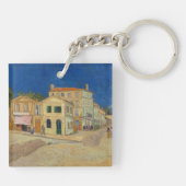 Porte-clés Vincent van Gogh - Maison Jaune / Rue (Dos)
