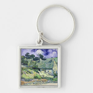 Porte-clés Vincent van Gogh Maisons de chaume à Cordeville