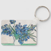 Porte-clés Vincent van Gogh - Nature morte : Vase avec iris (Recto)