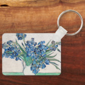 Porte-clés Vincent van Gogh - Nature morte : Vase avec iris (Recto)