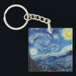 Porte-clés Vincent Van Gogh Nuit d'art Vintage<br><div class="desc">Vincent Van Gogh Nuit de nuit Vintage Art nouveau Porte - clé</div>