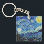 Porte-clés Vincent Van Gogh Nuit d'art Vintage<br><div class="desc">Vincent Van Gogh Nuit de nuit Vintage Art nouveau Porte - clé</div>