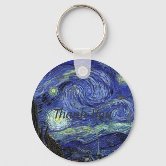 Porte-clés Vincent van Gogh, Nuit étoilée (Recto)
