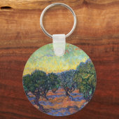 Porte-clés Vincent Van Gogh Olive Grove Impressionnisme Art (Recto)