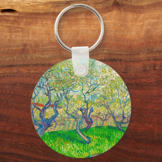 Porte-clés Vincent van Gogh Orchard à Blossom (Verso)
