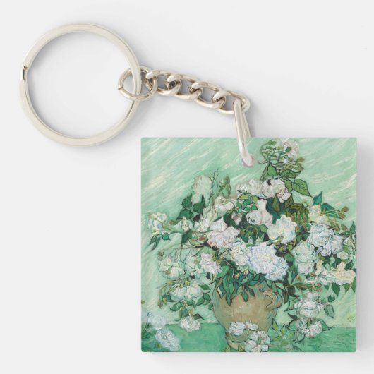 Porte-clés Vincent van Gogh - Roses (Devant)