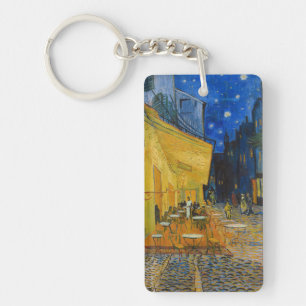 Porte-clés Vincent van Gogh - Terrasse de café la nuit