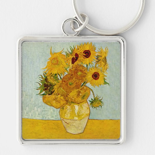 Porte-clés Vincent Van Gogh Tournesols (Devant)