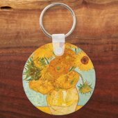 Porte-clés Vincent Van Gogh Twelve Sunflowers In a Vase Art (Recto)