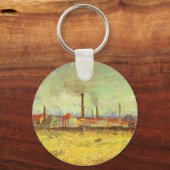 Porte-clés Vincent van Gogh - Usines à Asnières (Recto)