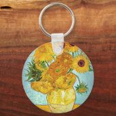 Porte-clés Vincent van Gogh - Vase avec 12 tournesols (Recto)
