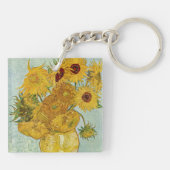 Porte-clés Vincent Van Gogh - Vase avec douze tournesols (Dos)