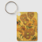 Porte-clés Vincent van Gogh - Vase avec quinze tournesols (Recto)