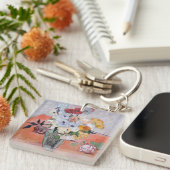 Porte-clés Vincent van Gogh - Vase avec Roses et anémones (Devant Droit)