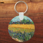 Porte-clés Vincent Van Gogh - Vue d'Arles avec des iris (Recto)