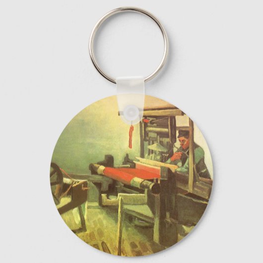 Porte-clés Vincent van Gogh Weaver face à la roue à rotation (Recto)