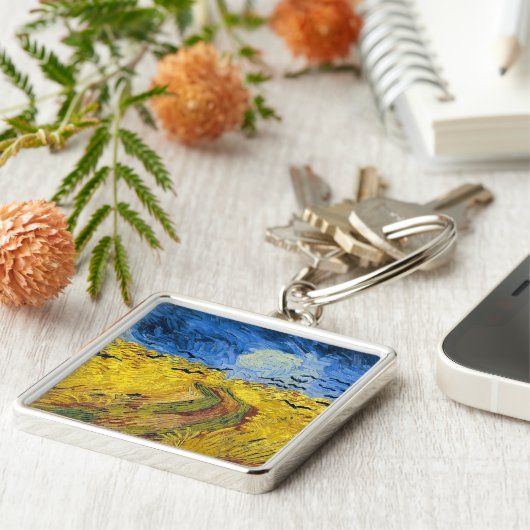 Porte-clés Vincent van Gogh - Wheatfield with Crows (Côté)